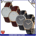 Yxl-565 Quartz Stainless Steel Watches Men Leather Strap Luxury Man Wrist Watch